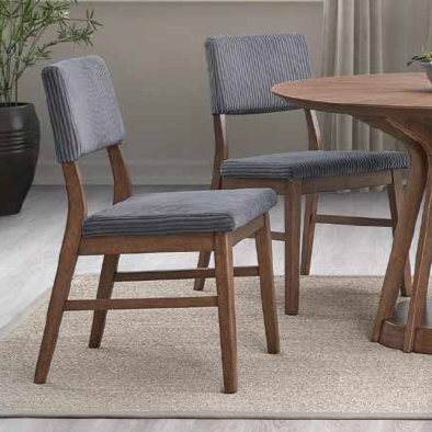 Seda Dining Set in Walnut Finish