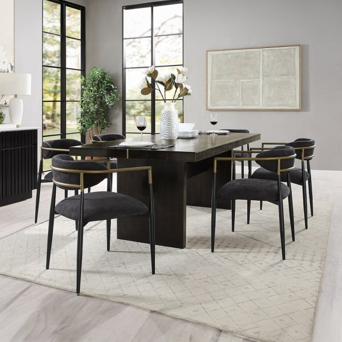 Jaramillo Arm Chair - Black (Set of 2)