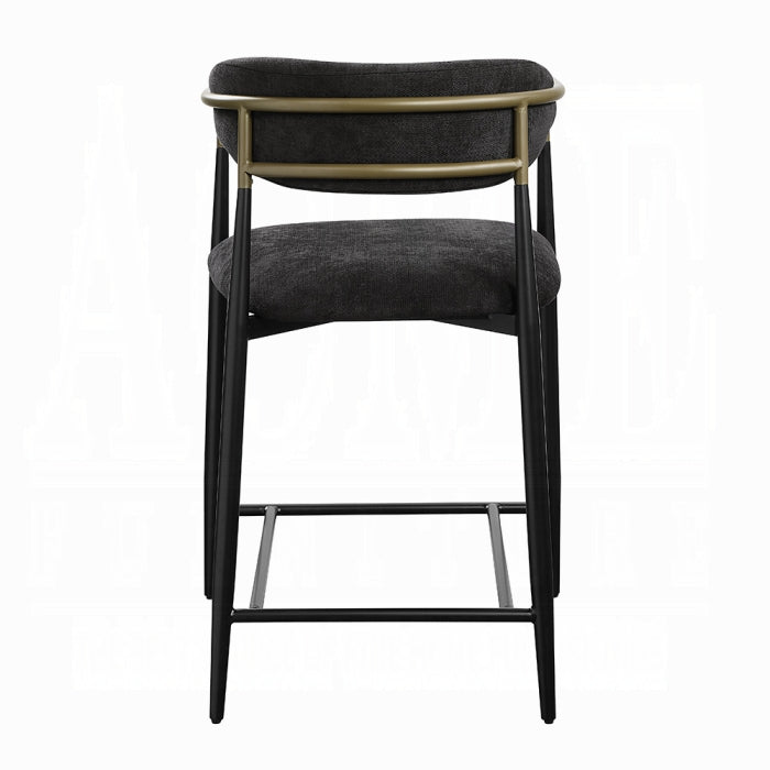 Jaramillo Counter Height Chair - Black/Gold