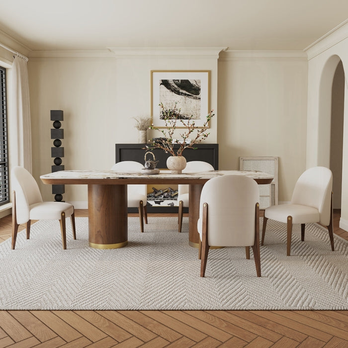 Willene Dining Table w/Ceramic Top