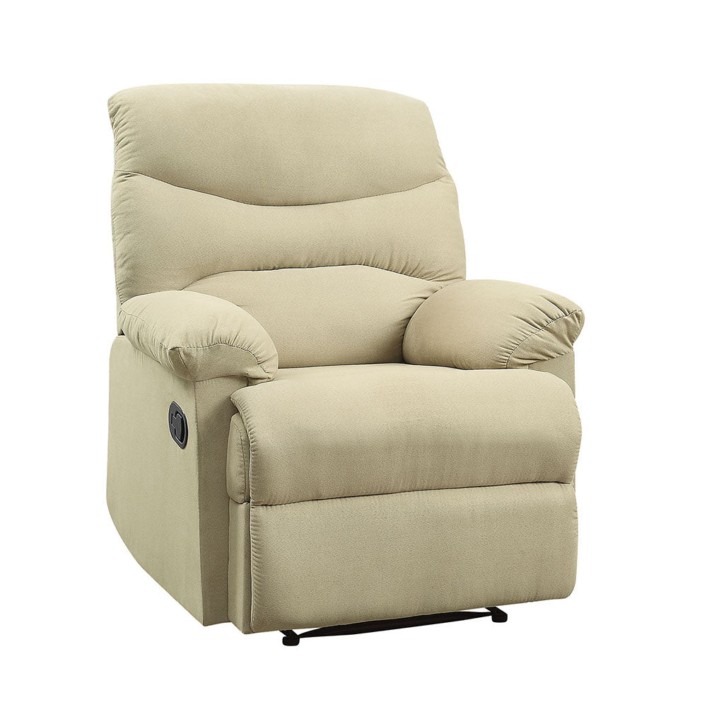 Arcadia Living Room Recliner Chair, Upholstered in Microfiber, Manual Reclining Function, Available in 4 Colors