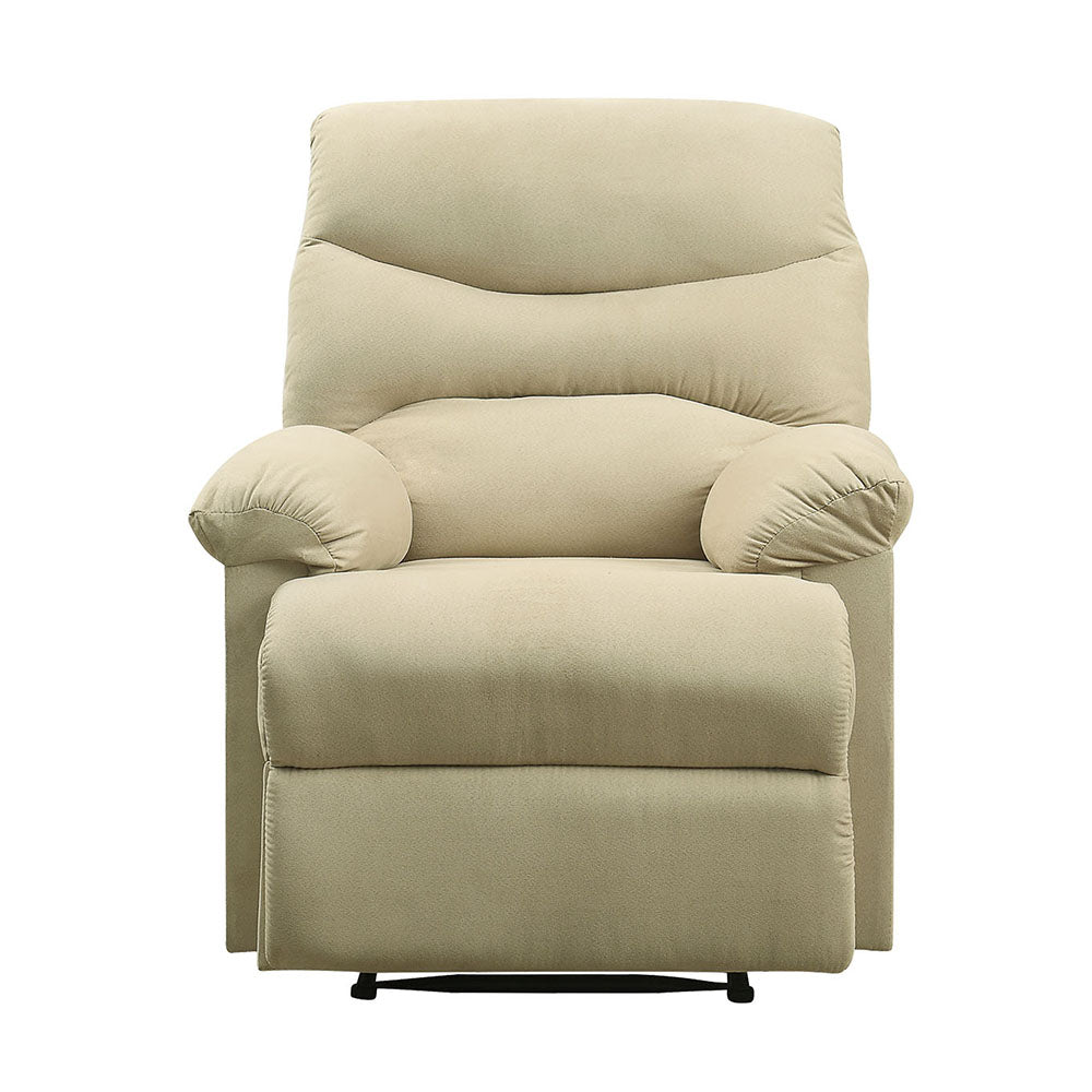 Arcadia Living Room Recliner Chair, Upholstered in Microfiber, Manual Reclining Function, Available in 4 Colors