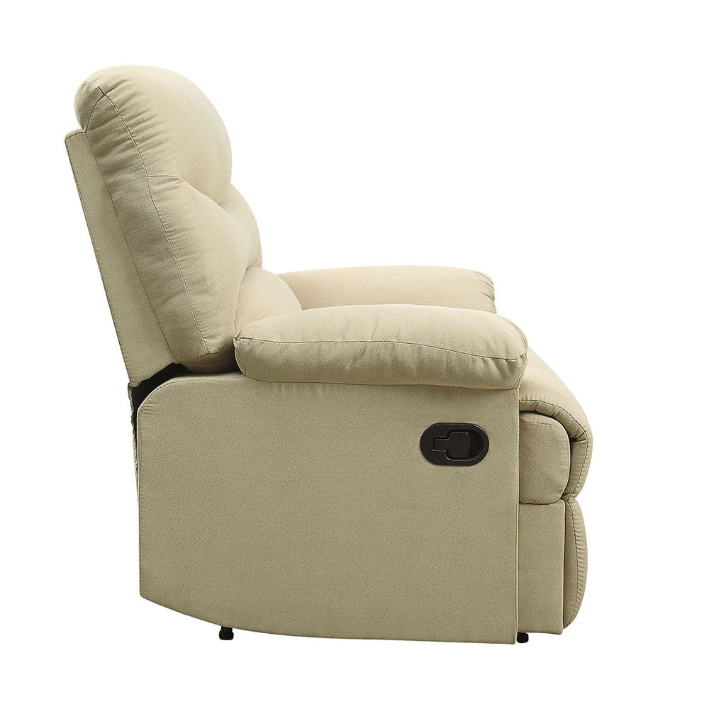 Arcadia Living Room Recliner Chair, Upholstered in Microfiber, Manual Reclining Function, Available in 4 Colors