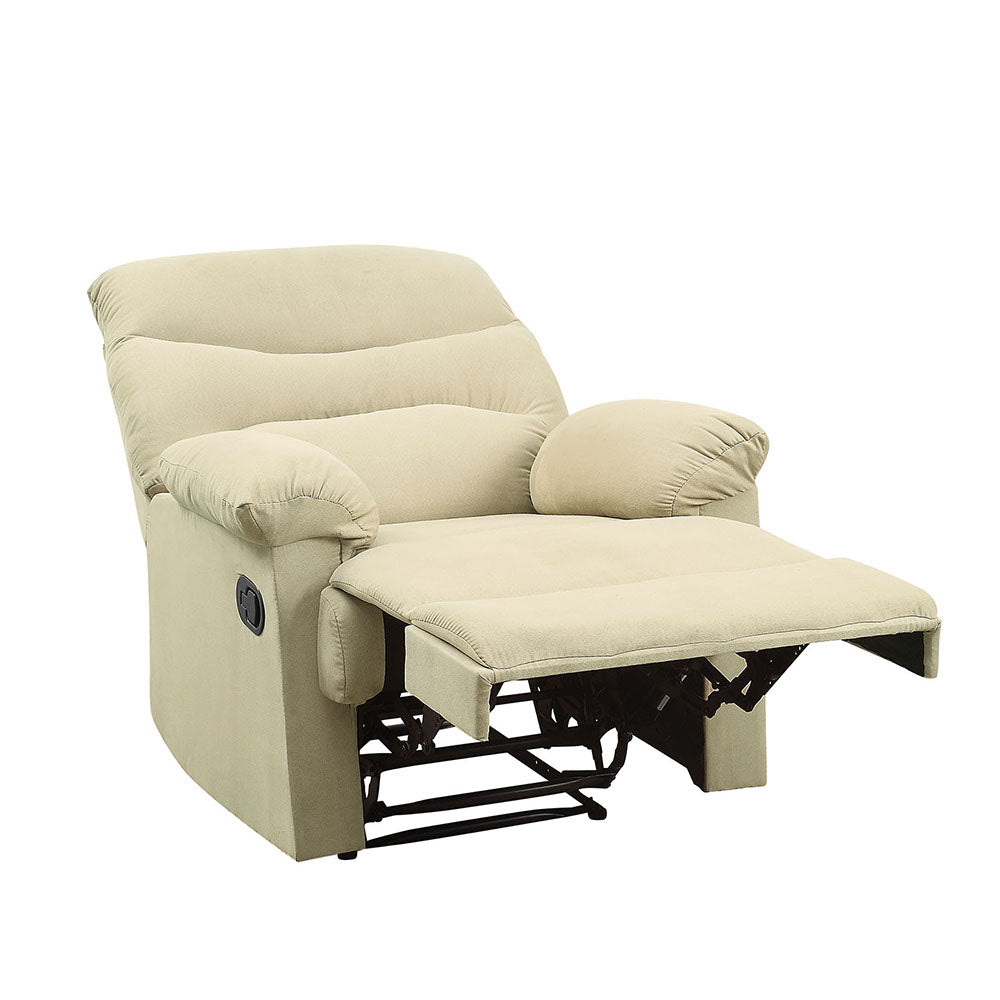 Arcadia Living Room Recliner Chair, Upholstered in Microfiber, Manual Reclining Function, Available in 4 Colors