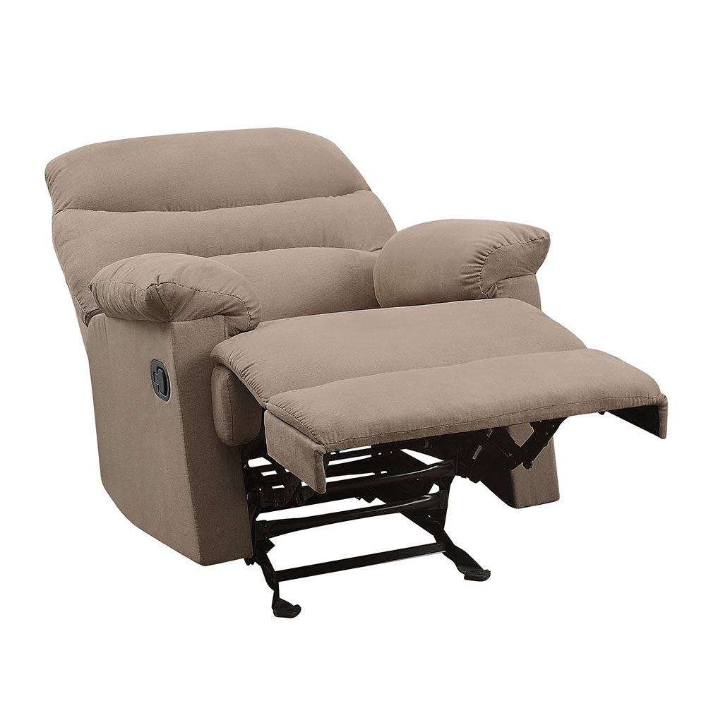 Arcadia Living Room Recliner Chair, Upholstered in Microfiber, Manual Reclining Function, Available in 4 Colors