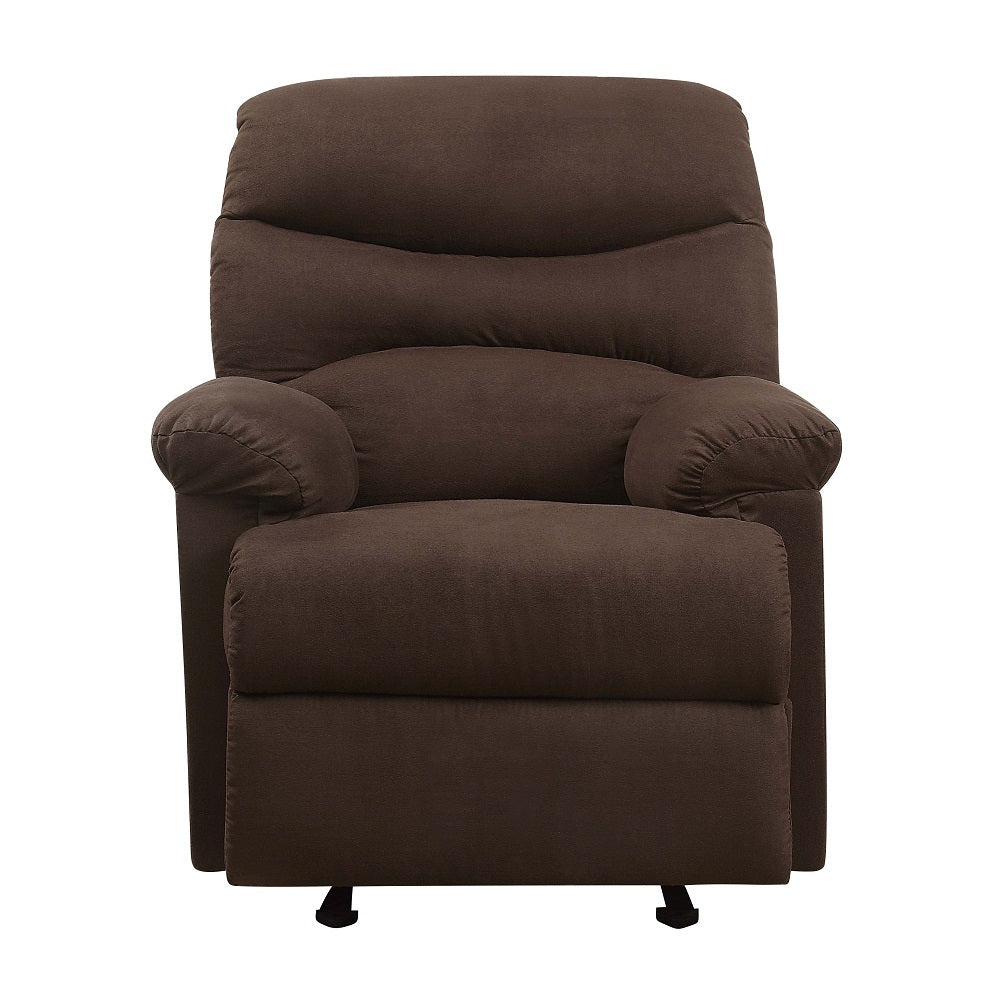 Arcadia Living Room Recliner Chair, Upholstered in Microfiber, Manual Reclining Function, Available in 4 Colors