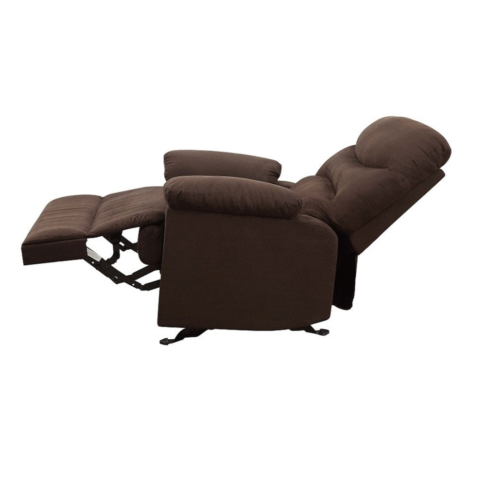 Arcadia Living Room Recliner Chair, Upholstered in Microfiber, Manual Reclining Function, Available in 4 Colors