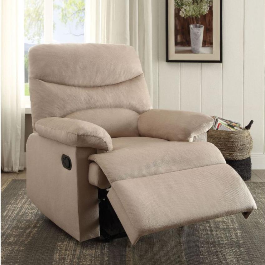 Arcadia City Living Room Recliner Chair, Upholstered in Polyester Fabric, Manual Reclining Function, Available in 4 Colors