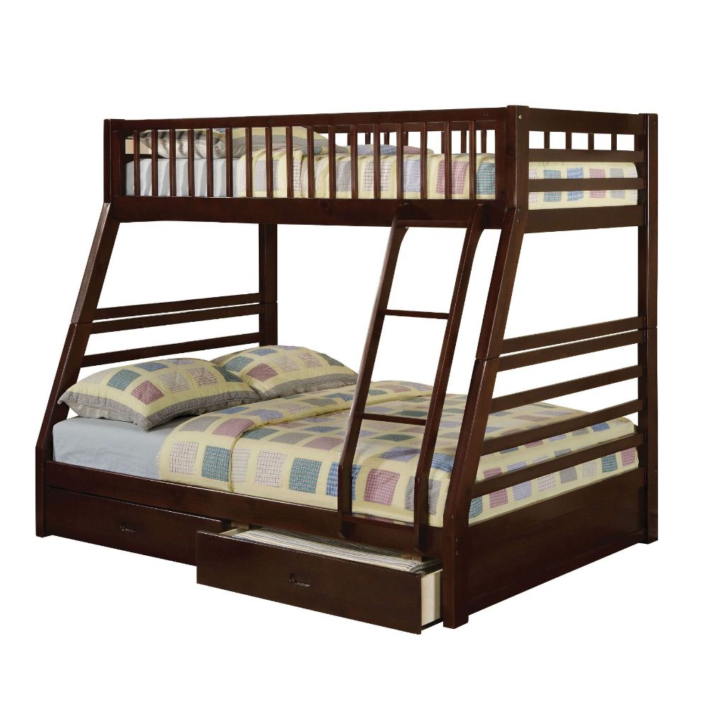 Jason Twin/Full BUNK BED w/Storage Drawers, Available in 3 colors