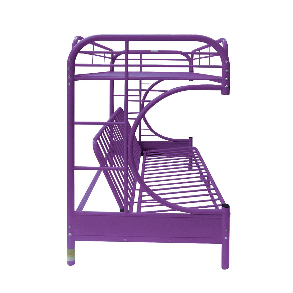 Eclipse Twin/Full BUNK BED with adjustable Futon Bed, Available in 5 colors