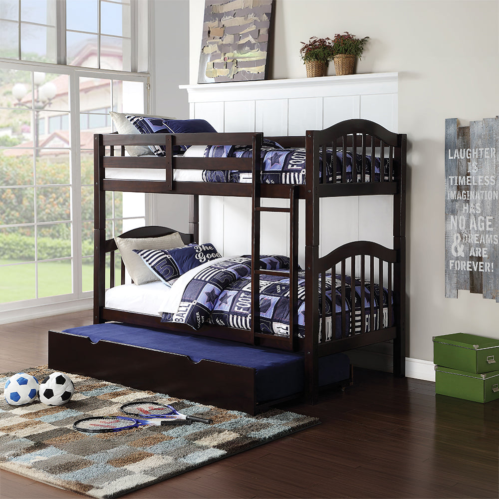 Heartland Twin/Twin BUNK BED, optional Trundle/Drawer Available in 2 colors