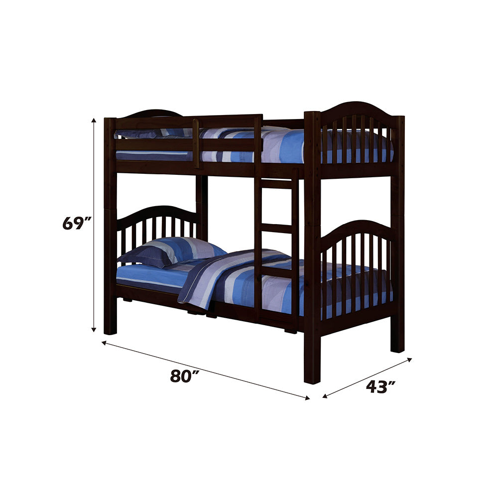 Heartland Twin/Twin BUNK BED, optional Trundle/Drawer Available in 2 colors