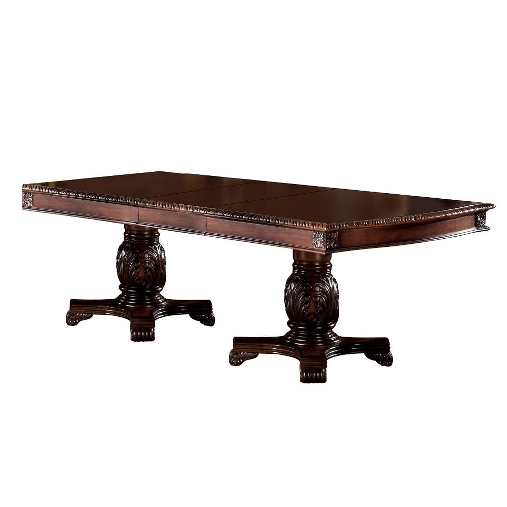 Chateau de Ville Dining Set, Double Pedestal Table, Available in 3 Colors