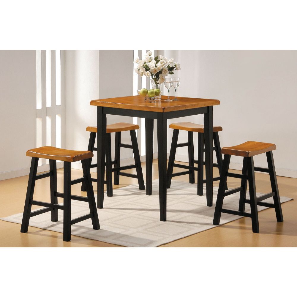 Gaucho 5 Piece Pack Counter Height Dining Set, Available in 3 Colors