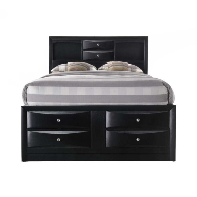 Ireland Bedroom Set, Storage Bed with Bookcase Headboard, Available in 4 colors