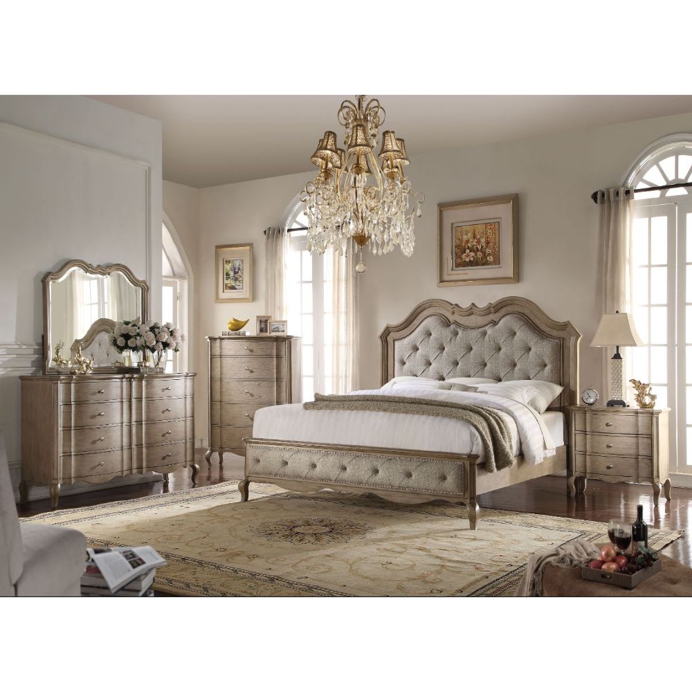 Chelmsford Bedroom Set, Arched Panel Bed, available in 2 colors