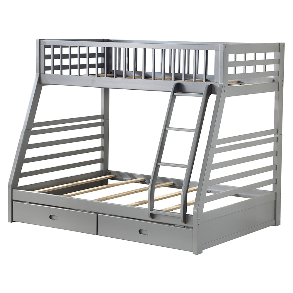 Jason Twin/Full BUNK BED w/Storage Drawers, Available in 3 colors