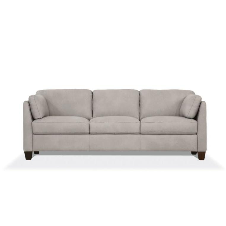 Matias Living Room Sofa Set, Upholstered in Top Grain Leather, Available in 2 Colors