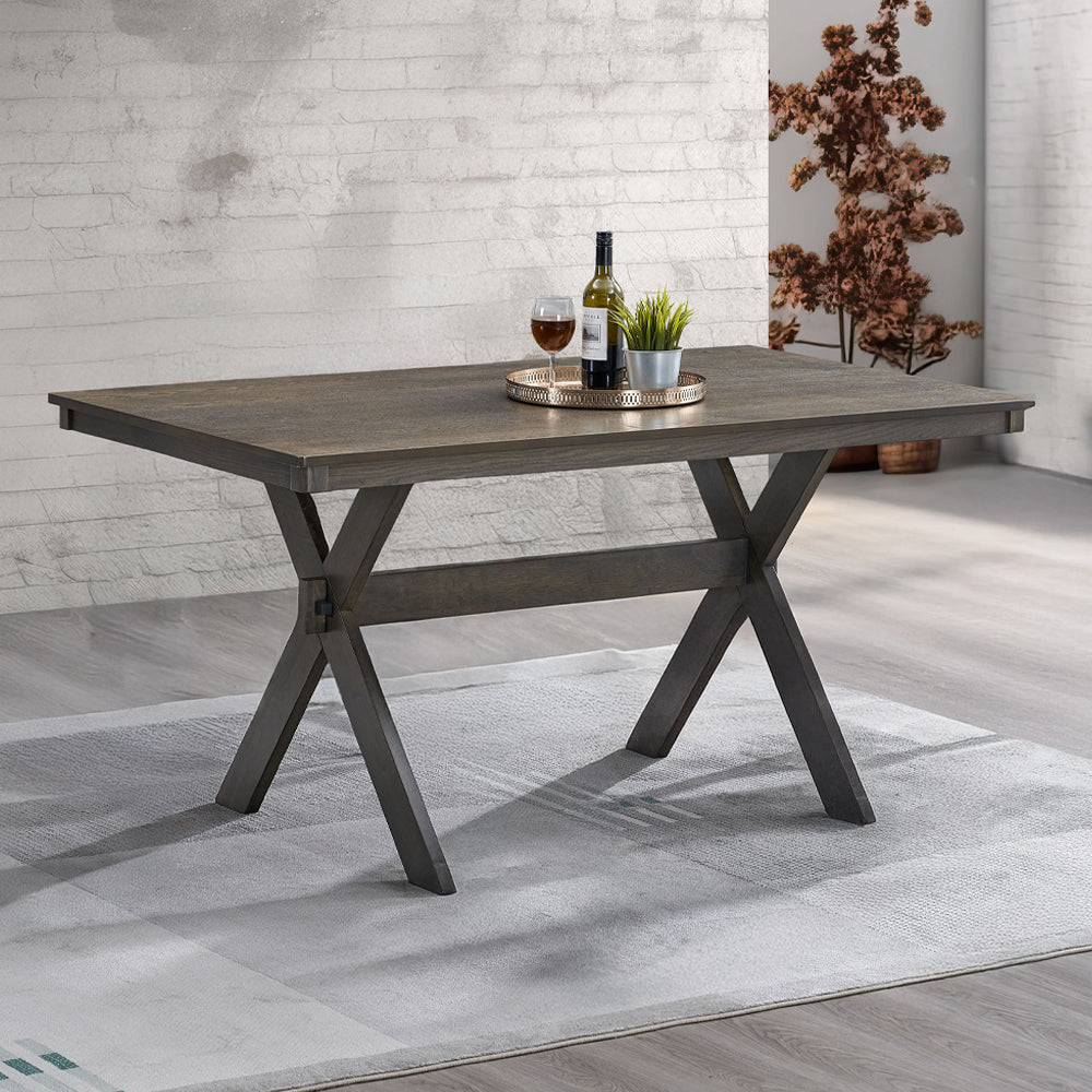 Marit Dining Set in Gray Finish